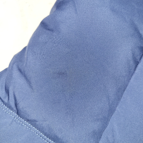 Prana Women's Evelina Hooded‎ Down Puffer Vest Size Small Navy Blue - Picture 13 of 16